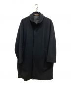 LAMONDラモンド）の古着「HYBRID WOOL BALMACAAN COAT」｜ブラック