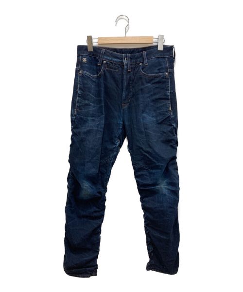 G-STAR RAW（ジースターロゥ）G-STAR RAW (ジースターロゥ) 立体裁断デニムパンツ インディゴ サイズ:76cm (W30)の古着・服飾アイテム