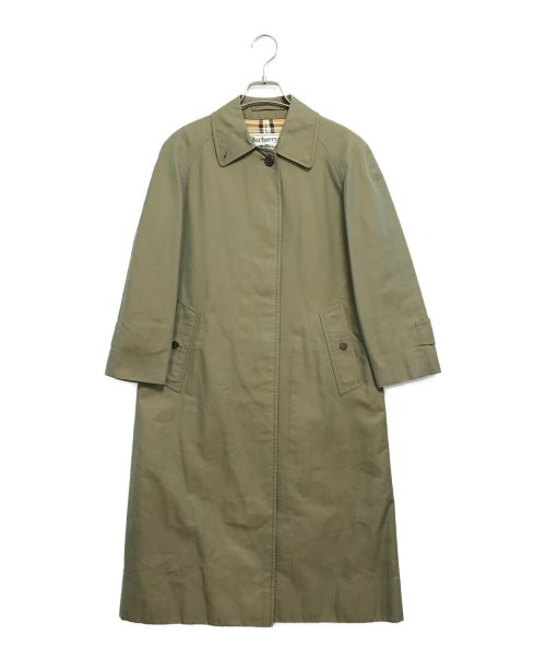 Burberry's（バーバリーズ）Burberry's (バーバリーズ) バルマカーンコート/ステンカラーコート 玉虫色 サイズ:Sの古着・服飾アイテム