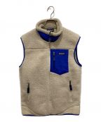 Patagoniaパタゴニア）の古着「Classic Retro-X Vest」｜ベージュ×ブルー