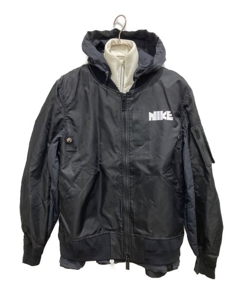 NIKE（ナイキ）NIKE (ナイキ) sacai (サカイ) NRG LAYERED JKT ホワイト×ブラック サイズ:XLの古着・服飾アイテム