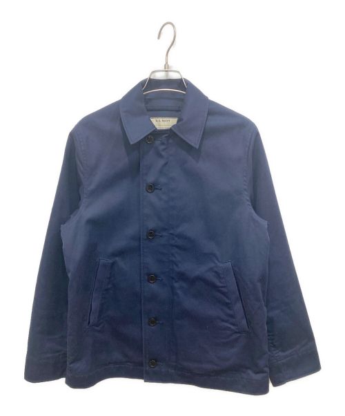 THE REAL McCOY'S（ザ・リアルマッコイズ）THE REAL McCOY'S (ザ・リアルマッコイズ) U.S.NAVY UTILITY JACKET ネイビー サイズ:36の古着・服飾アイテム