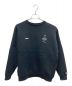 F.C.R.B.（エフシーアールビー）の古着「MLB TOUR TECH KNIT BIG CREWNECK TOP」｜ブラック