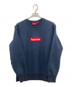 SUPREMEシュプリーム）の古着「Box Logo Crewneck Sweatshirt」｜ネイビー