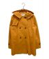 TRENCH&COAT BY LENER（レネール）の古着「フーデッドトレンチコート」｜オレンジ