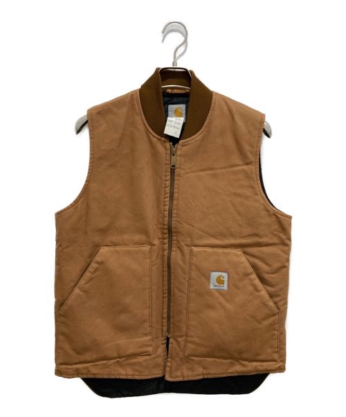 CarHartt（カーハート）CarHartt (カーハート) ダックベスト ブラウン サイズ:Mの古着・服飾アイテム