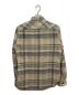 RRL (ダブルアールエル) PLAID CHECK WORK SHIRTS ベージュ サイズ:M：7800円