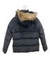 CANADA GOOSE (カナダグース) ファー付きダウンジャケット ネイビー サイズ:S：49800円