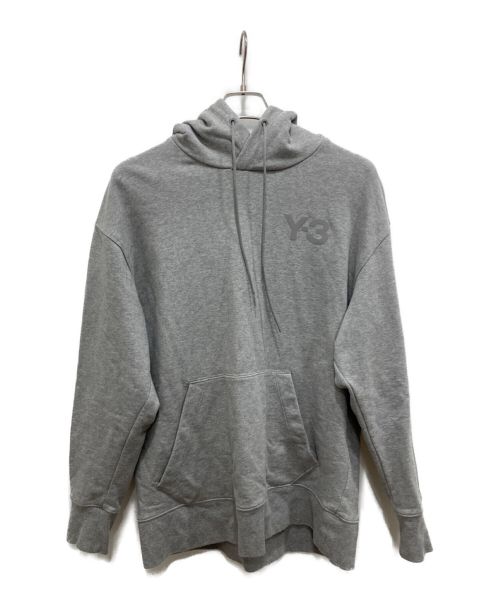 Y-3（ワイスリー）Y-3 (ワイスリー) M CLASSIC CHEST LOGO HOODIE グレー サイズ:Sの古着・服飾アイテム