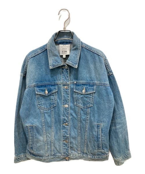 ARMANI EXCHANGE（アルマーニ エクスチェンジ）ARMANI EXCHANGE (アルマーニ エクスチェンジ) ICON PERIOD DENIM JACKET インディゴ サイズ:Sの古着・服飾アイテム