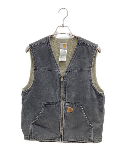 CarHartt（カーハート）CarHartt (カーハート) Sherpa Lined Work Vest ブラック(V26 BLK) サイズ:Mの古着・服飾アイテム