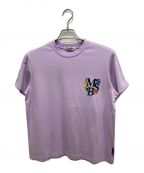 My Sugar Babeマイシュガーベイブ）の古着「MSB embroidery flower logo tee」｜パープル