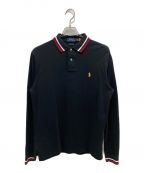 POLO RALPH LAURENポロ・ラルフローレン）の古着「長袖ポロシャツ」｜ブラック