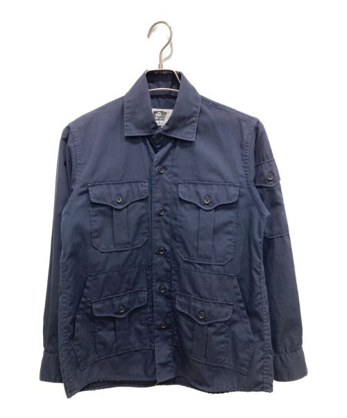 Engineered Garments（エンジニアド ガーメンツ）Engineered Garments (エンジニアド ガーメンツ) サファリシャツジャケット ネイビー サイズ:XSの古着・服飾アイテム