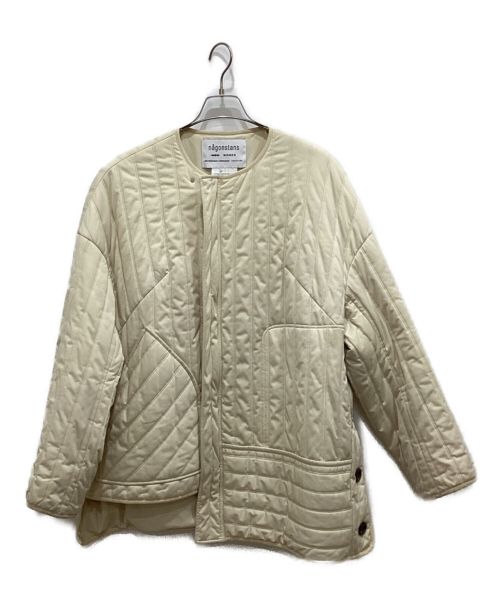 nagonstans（ナゴンスタンス）nagonstans (ナゴンスタンス) Light QuiltingハンテンJacket ベージュ サイズ:Mの古着・服飾アイテム