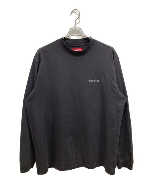 SUPREME（シュプリーム）Supreme (シュプリーム) Mock Neck L/S Top ブラック サイズ:Lの古着・服飾アイテム