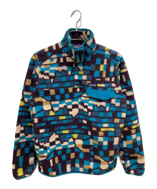 Patagonia SYNCHILLA（パタゴニア シンチラ）Patagonia SYNCHILLA (パタゴニア シンチラ) LW SYNCH SNAP-T P/O ブルー サイズ:Sの古着・服飾アイテム