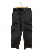 08sircusゼロエイトサーカス）の古着「High count weather in side out cargo pants」｜ブラック