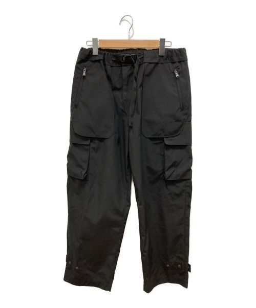 08sircus（ゼロエイトサーカス）08sircus (ゼロエイトサーカス) High count weather in side out cargo pants ブラック サイズ:5(XL)の古着・服飾アイテム