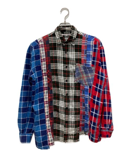 Rebuild by Needles（リビルドバイニードルス）Rebuild by Needles (リビルドバイニードルス) Flannel Shirt 7 Cuts Wide Shirt マルチカラー サイズ:Sの古着・服飾アイテム