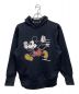 mountain martial arts（マウンテンマーシャルアーツ）の古着「Disney Run MICKEY RUN POLAR TEC PS Hoodie」｜ブラック