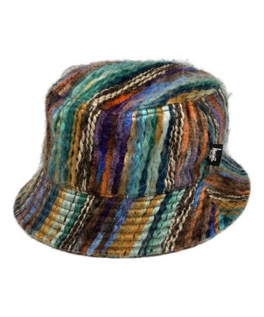 中古・古着通販】stussy (ステューシー) MIXED YARN STOCK BUCKET HAT 