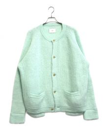 stein（シュタイン）の古着「Kid Mohair Cardigan」｜ミント