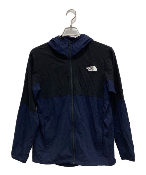 THE NORTH FACE（ザ ノース フェイス）THE NORTH FACE (ザ ノース フェイス) エニータイムウィンドフーディ ネイビー×ブラック サイズ:Mの古着・服飾アイテム