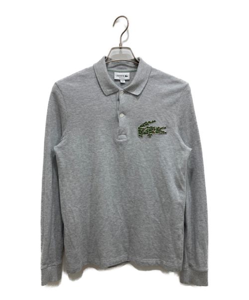 LACOSTE（ラコステ）LACOSTE (ラコステ) パッチポロシャツ グレー サイズ:Sの古着・服飾アイテム