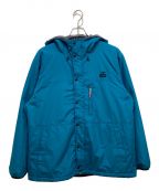 CHUMSチャムス）の古着「Elmo Gore-Tex INFINIUM Reversible Hoodie」｜グレー×エメラルドブルー