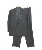 Christian Dior MONSIEURクリスチャンディオールムッシュ）の古着「スモーキングダブルブレストスーツ」｜ブラック