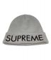 Supreme（シュプリーム）の古着「Capital Beanie」｜Ash Grey/アッシュグレー