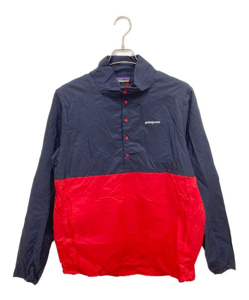 Patagonia（パタゴニア）Patagonia (パタゴニア) Houdini Pullover ネイビー×レッド サイズ:Lの古着・服飾アイテム