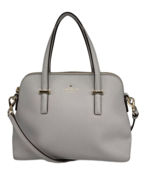 Kate Spade（ケイトスペード）Kate Spade (ケイトスペード) CedarStreetMaiseDomeSatchelBag/ショルダーバッグ/2Wayバッグ アイボリーの古着・服飾アイテム