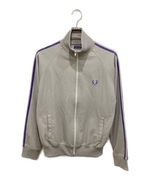 FRED PERRY（フレッドペリー）FRED PERRY (フレッドペリー) トラックジャケット グレー×パープル サイズ:Mの古着・服飾アイテム