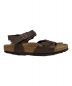 中古・古着 BIRKENSTOCK (ビルケンシュトック) ストラップサンダル ブラウン サイズ:24.5cm：3980円