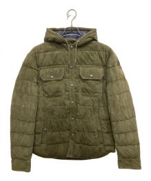 POLO RALPH LAUREN（ポロ・ラルフローレン）の古着「SUEDE HOODED CPO JACKET」｜カーキ