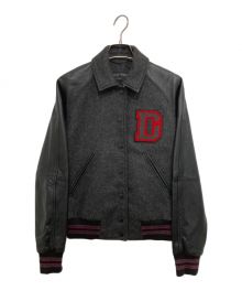 DIESEL（ディーゼル）の古着「袖切替スタジャン」｜ブラック