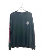 PASSION DESIREパッション デザイア）の古着「COTTON LONG SLEEVE T-SHIRT'CHAIN」｜ブラック