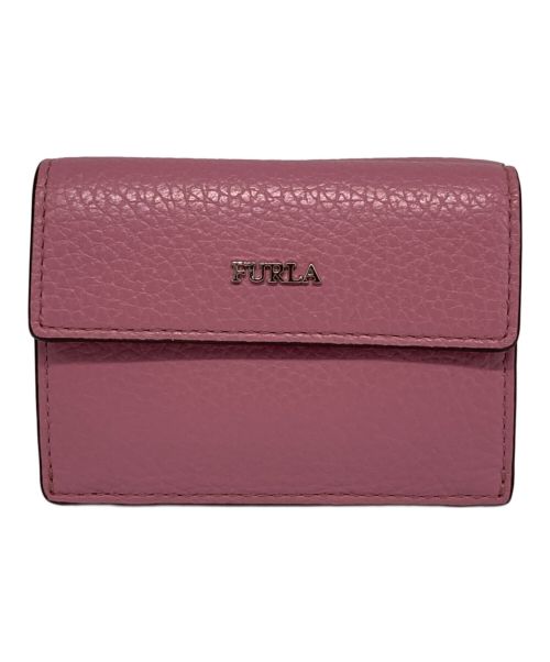 FURLA（フルラ）FURLA (フルラ) コンパクトウォレット ピンクの古着・服飾アイテム