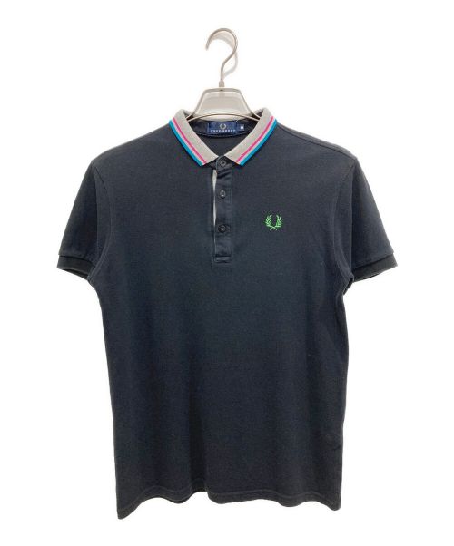 FRED PERRY（フレッドペリー）FRED PERRY (フレッドペリー) 半袖ポロシャツ ブラック サイズ:Mの古着・服飾アイテム