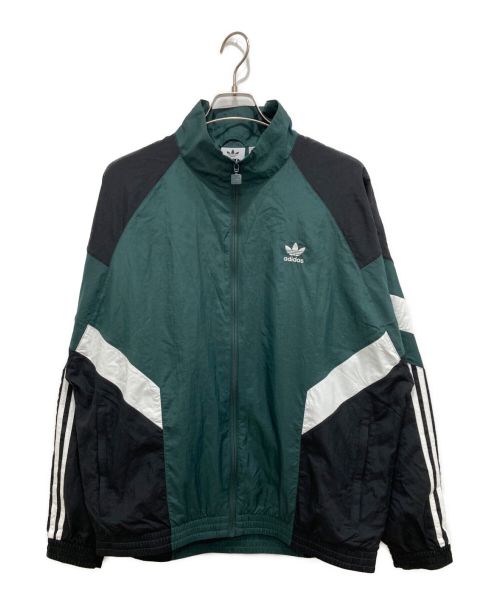 adidas Originals（アディダスオリジナル）adidas originals (アディダスオリジナル) REKIVE ナイロントラックジャケット グリーン サイズ:2XLの古着・服飾アイテム