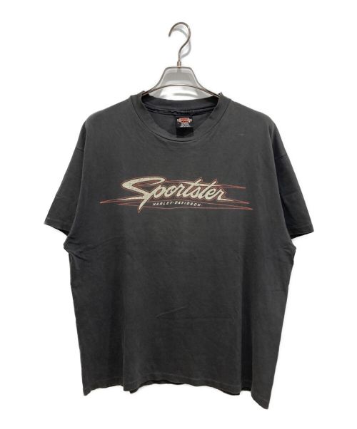 HARLEY-DAVIDSON（ハーレーダビッドソン）HARLEY-DAVIDSON (ハーレーダビッドソン) バイカーTEE グレー サイズ:XLの古着・服飾アイテム