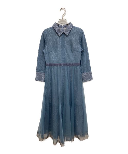 JILL STUART（ジルスチュアート）JILL STUART (ジルスチュアート) レースワンピース ブルー サイズ:Mの古着・服飾アイテム