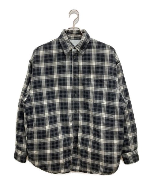 DIESEL（ディーゼル）DIESEL (ディーゼル) S DEWNY DOUBLE CHECK A ブラック サイズ:44(S)の古着・服飾アイテム