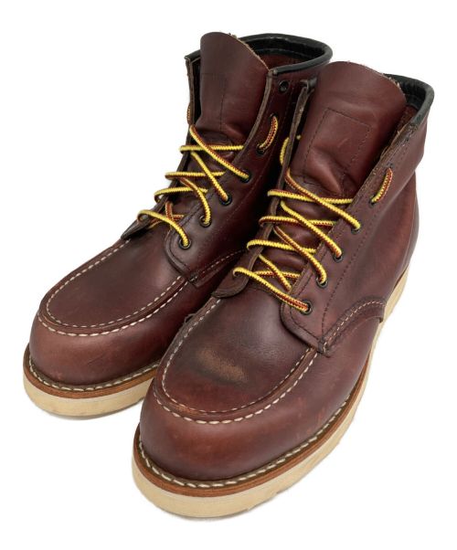 RED WING（レッドウィング）RED WING (レッドウィング) モックトゥブーツ ブラウン サイズ:25cm(US 7)の古着・服飾アイテム