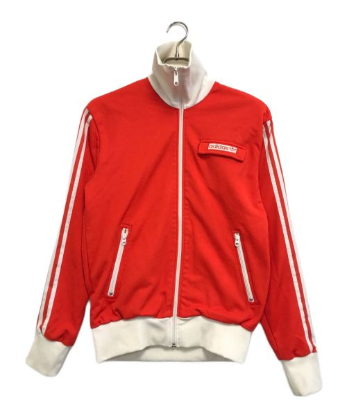 adidas（アディダス）adidas (アディダス) トラックジャケット レッド サイズ:Mの古着・服飾アイテム