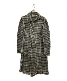 MARNI（マルニ）の古着「インサイドアウトラップコート」｜グリーン