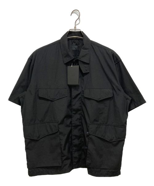 DAIWA PIER39（ダイワ ピア39）DAIWA PIER39 (ダイワ ピア39) TECH FRENCH MIL FIELD SHIRTS S/S ブラック サイズ:Mの古着・服飾アイテム