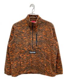 SUPREME（シュプリーム）の古着「Polartec Half Zip Pullover Tiger」｜ブラック×オレンジ